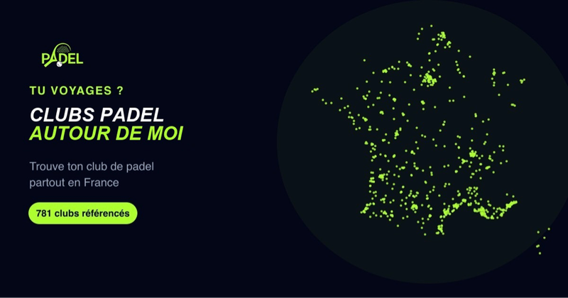 Notre nouveau site internet pour les Padelistes.